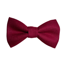 Lade das Bild in den Galerie-Viewer, Leinen Fliege Bordeaux - Gianibowtie