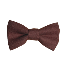 Lade das Bild in den Galerie-Viewer, Leinen Fliege Nussbraun - Gianibowtie