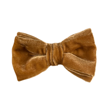 Lade das Bild in den Galerie-Viewer, Samt Fliege Golden Amber - Gianibowtie