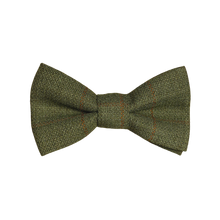 Lade das Bild in den Galerie-Viewer, Worsted Wool 100% Fliege Oliv/Orange  - Gianibowtie