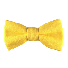 Lade das Bild in den Galerie-Viewer, Leinen Fliege Leuchtgelb - Gianibowtie