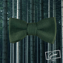 Lade das Bild in den Galerie-Viewer, Leinen Fliege Tannengrün - Gianibowtie