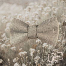 Lade das Bild in den Galerie-Viewer, Leinen Fliege Grau - Gianibowtie