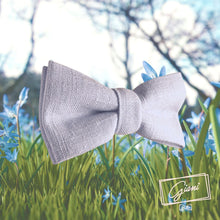 Lade das Bild in den Galerie-Viewer, Leinen Fliege Hellblau - Gianibowtie