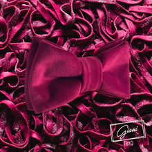 Lade das Bild in den Galerie-Viewer, Samt Fliege Magenta - Gianibowtie