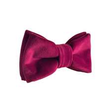 Lade das Bild in den Galerie-Viewer, Samt Fliege Magenta - Gianibowtie