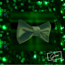 Lade das Bild in den Galerie-Viewer, Samt Fliege Smaragd Velvet - Gianibowtie