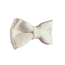 Lade das Bild in den Galerie-Viewer, Samt Fliege Schneeweiß  - Gianibowtie